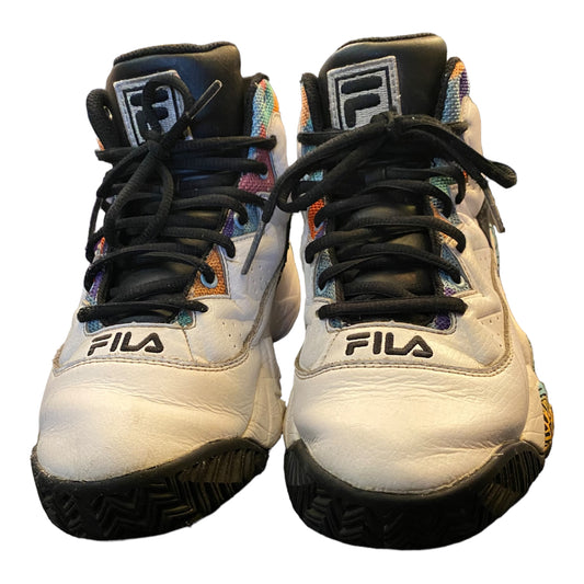 FILA MB 90's White/Black/Multi Youth Shoe Pre-Owned Size 6