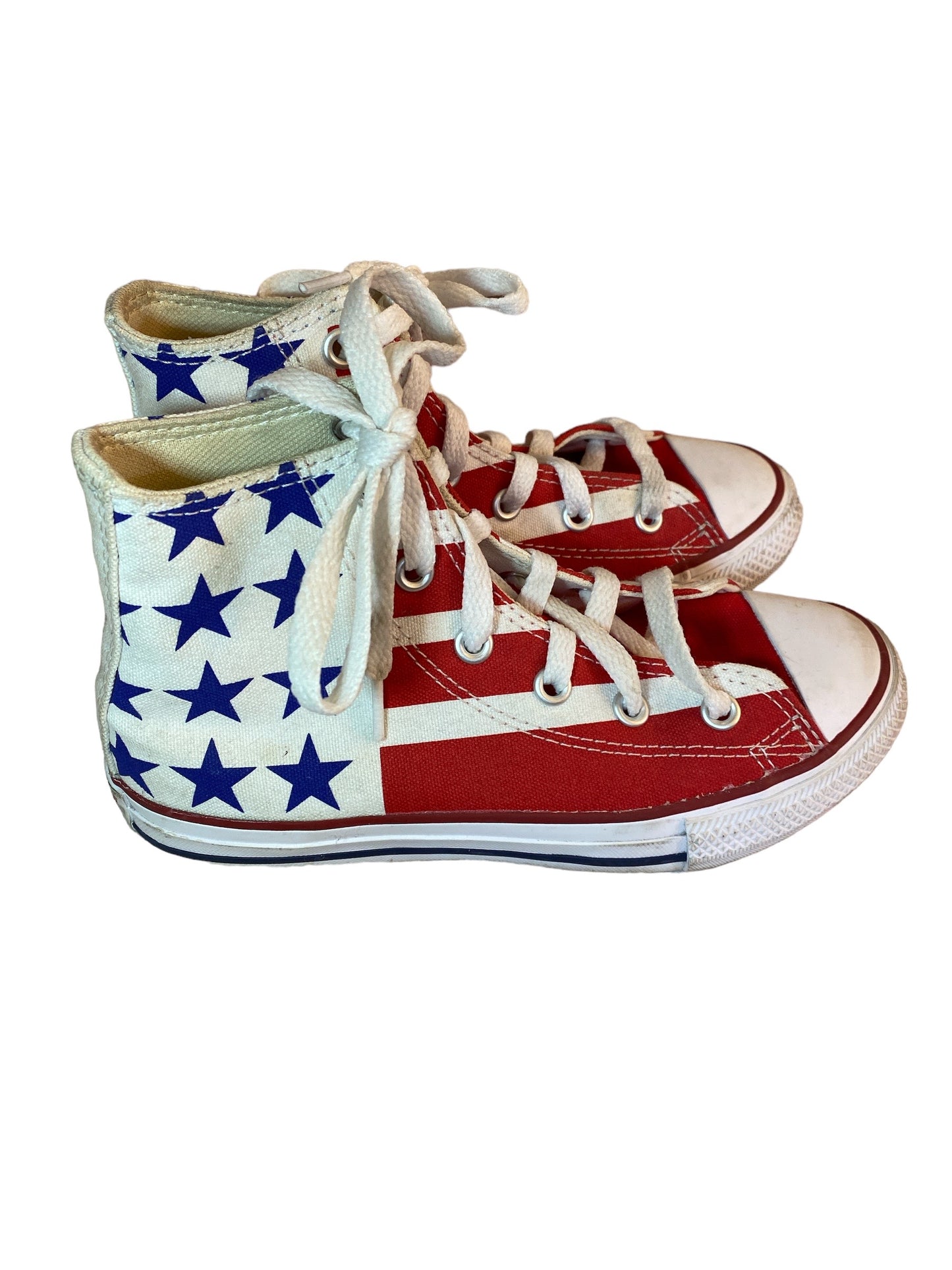 Converse All-Star Chuck Taylor High Top American Red White and Blue Gi ...