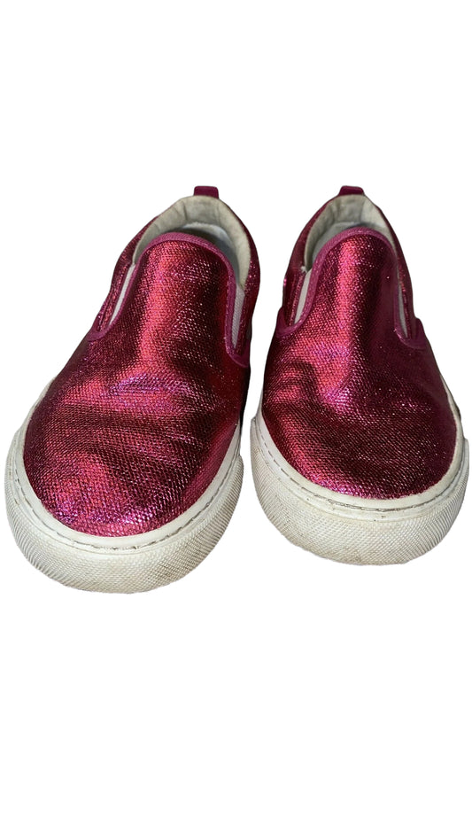 Girl’s Metallic Pink Old Navy Slip On Shoes Pre-Owned Size 12 - Variety Sales Etc.
