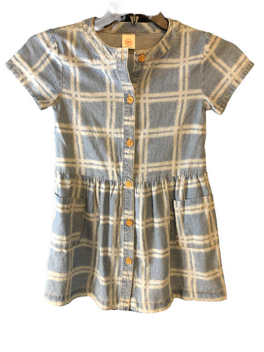 Girl’s Wonder Nation Striped Jean Dress Pre-Owned Size S(6X) - Variety Sales Etc.