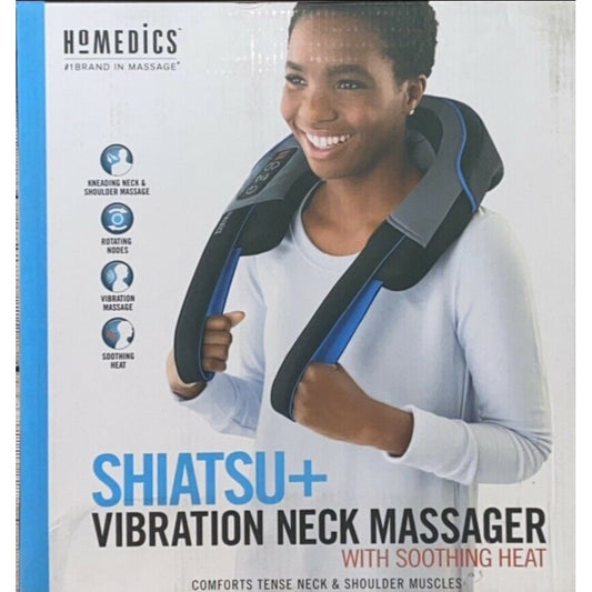 Homedics Dual-Comfort Elite Shiatsu & Vibration Neck & Shoulder Massager - Variety Sales Etc.