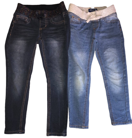 Girl’s Arizona Jean Company Jeggings (2 Pair) Size 6 Regular Pre-Owned - Variety Sales Etc.