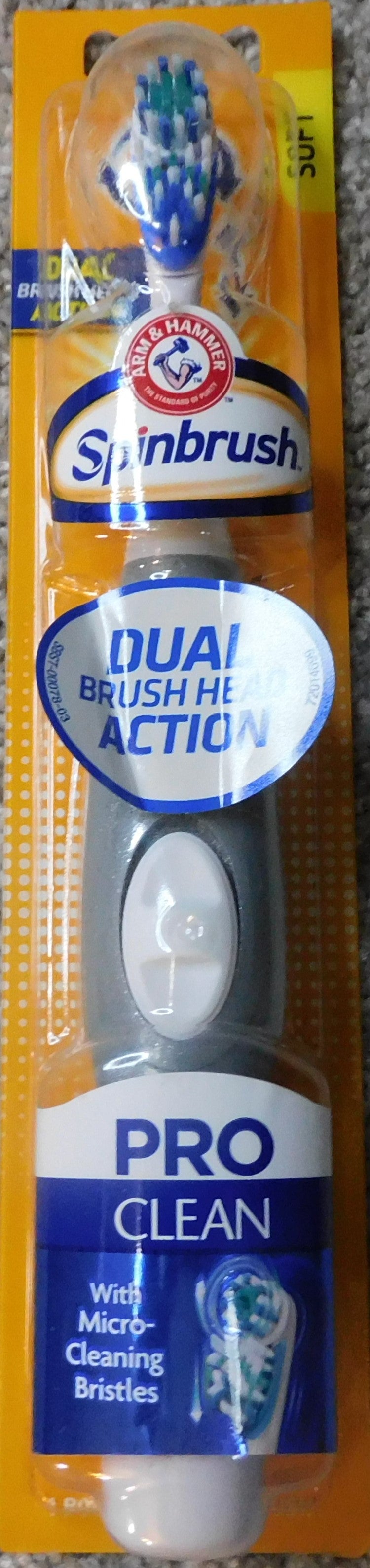 Arm & Hammer Spinbrush Pro Series Daily Clean Battery Toothbrush - Variety Sales Etc.