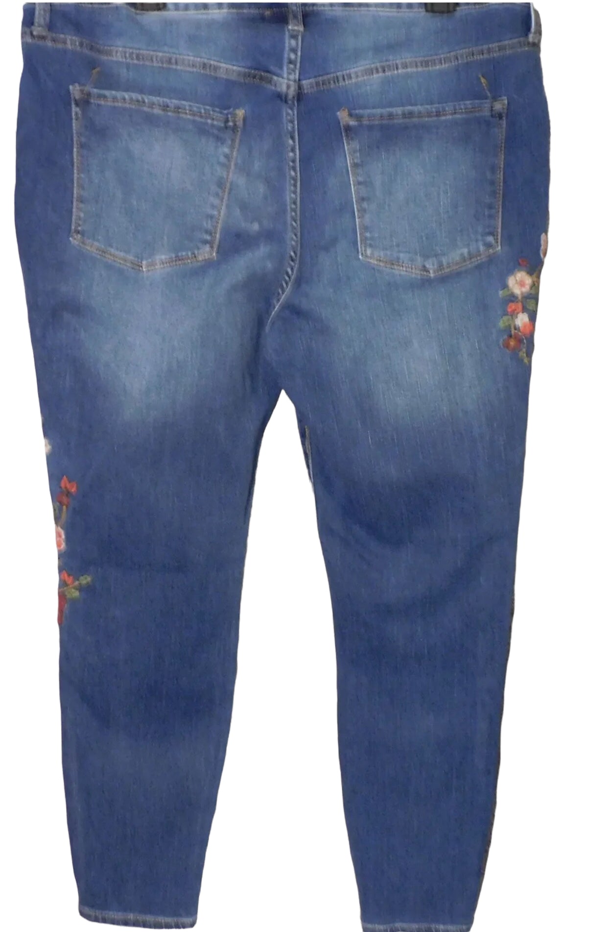 Women’s Denim Jeans w/Flowers - Variety Sales Etc.
